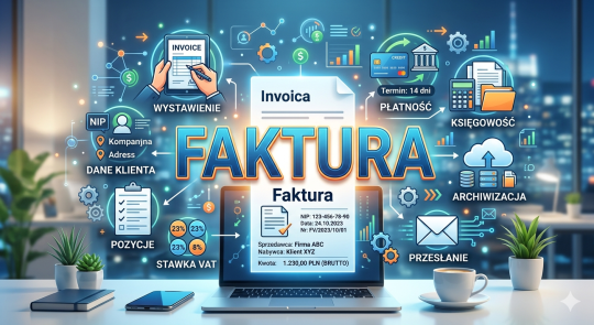 Grafika Komunikat o fakturach sprzedaży