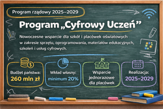Grafika Program "Cyfrowy uczeń"