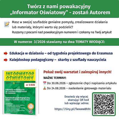 Grafika Napisz do "Informatora Oświatowego" nr 3/2026